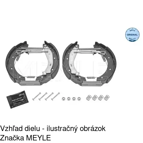 Brzdové čeľuste POLCAR S72-1056