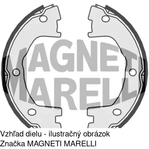 Brzdové čeľuste S72-1068 /POLCAR/ - obr. 1