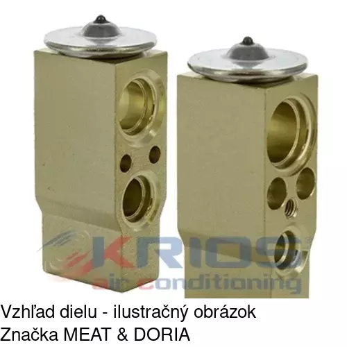 Expanzný ventil TSP0585067 /POLCAR/ - obr. 2