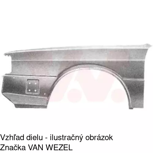 Predný blatník POLCAR 130301