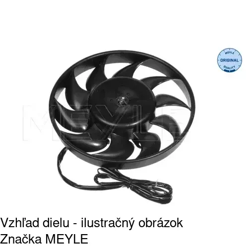Ventilátor bez krytu / podpery 130723U3 /POLCAR/ - obr. 5