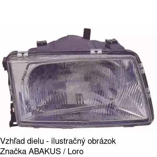 Hlavný reflektor 131509-E /POLCAR/ - obr. 1