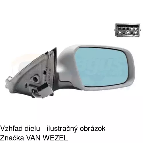 Vonkajšie zrkadlo 1323528M /POLCAR/ - obr. 5