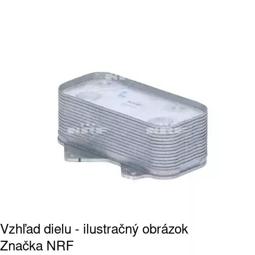 Chladiče oleja 1327L8-2 /POLCAR/ - obr. 1