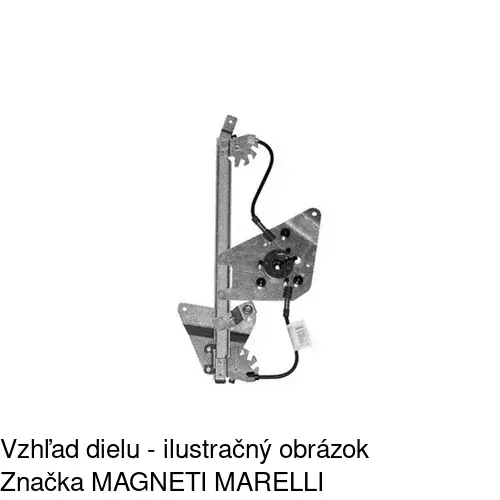 Mechanizmus sťahovania okna elektrický bez motora 1327PSG3 /POLCAR/ - obr. 1
