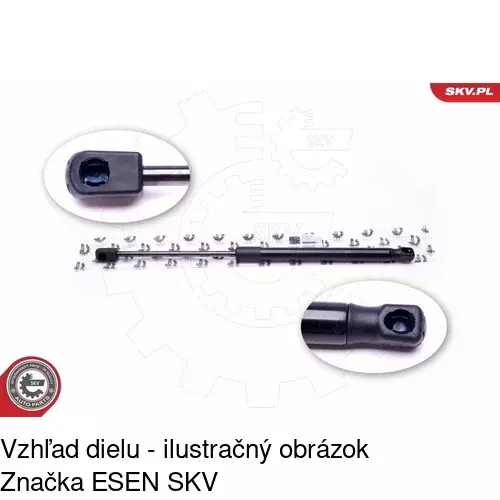 Plynová pružina 1328AB /POLCAR/ - obr. 3