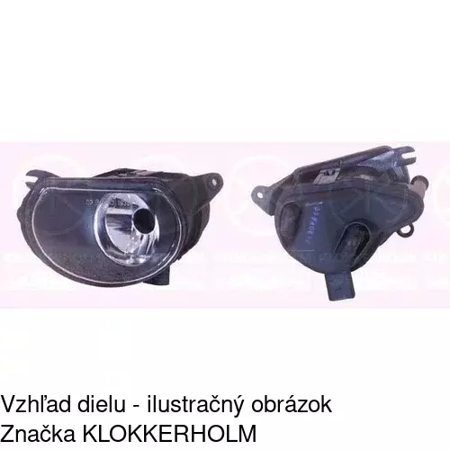 Hmlové svetlo - predné 133129-H /POLCAR/ - obr. 1