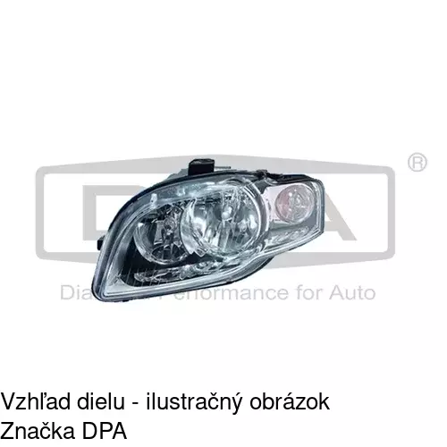 Hlavný reflektor 1335104E /POLCAR/ - obr. 3
