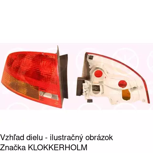 Zadné svetlo 1335870E /POLCAR/ - obr. 1