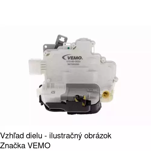 Vnútorná zámka dverí 1335ZC-1 /POLCAR/ - obr. 1