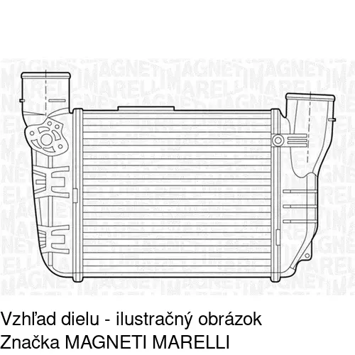 Chladiče vzduchu (Intercoolery) 1336J81X /POLCAR/