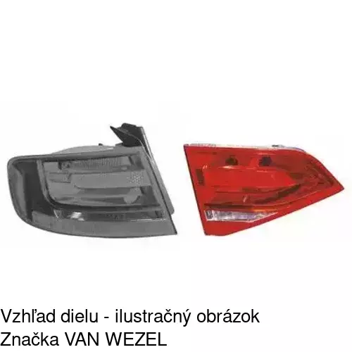 Zadné svetlo 1337875E /POLCAR/ - obr. 2
