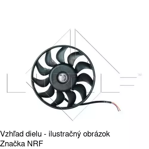 Ventilátor bez krytu / podpery 133823U2 /POLCAR/ - obr. 3