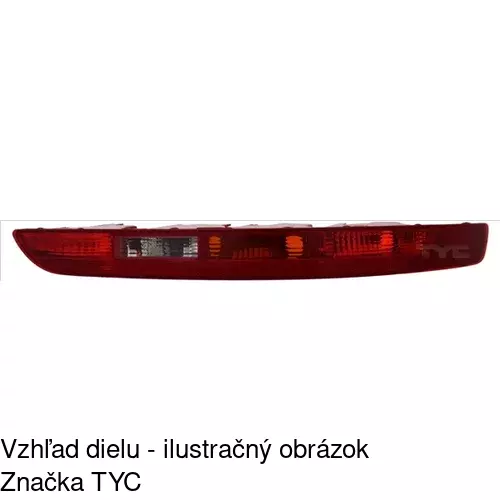 Zadné svetlo POLCAR 136587-U