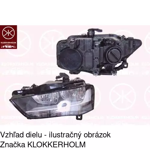 Hlavný reflektor 13D110-E /POLCAR/ - obr. 1