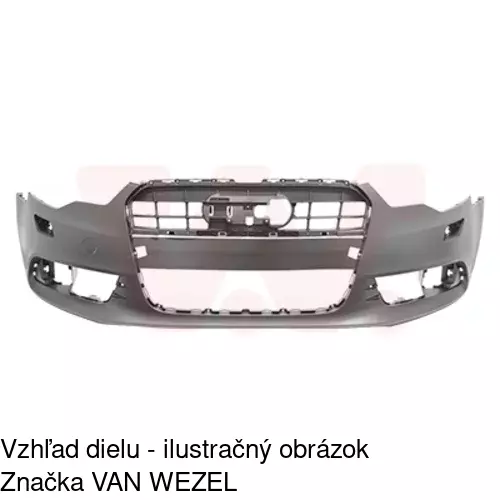 Predný nárazník 13E107 /POLCAR/ - obr. 1
