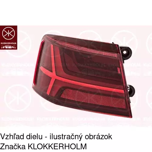 Zadné svetlo POLCAR 13E2872V