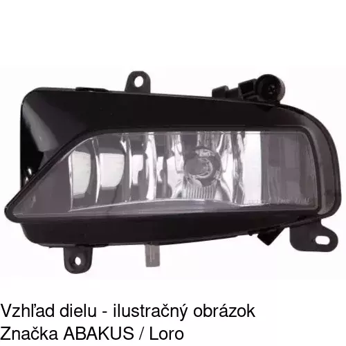 Hmlové svetlo - predné POLCAR 13S1291H
