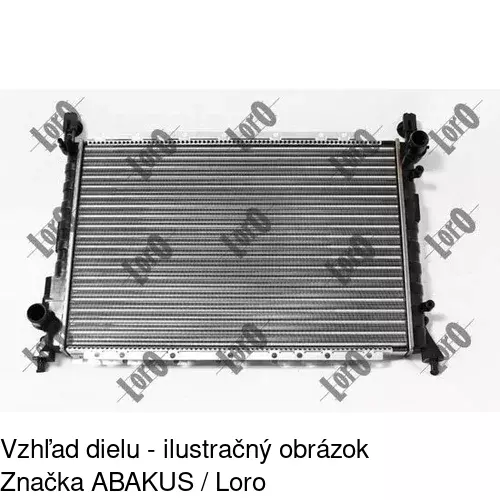 Chladiče vody POLCAR 1402085X