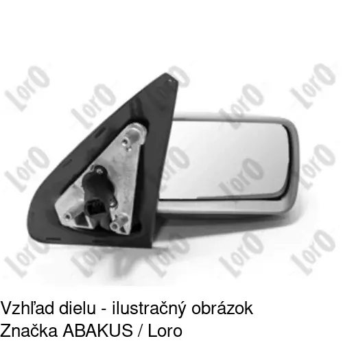 Vonkajšie zrkadlo 1402523E /POLCAR/ - obr. 5
