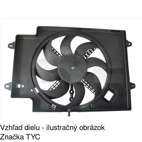 Ventilátory chladičov POLCAR 140423W4X
