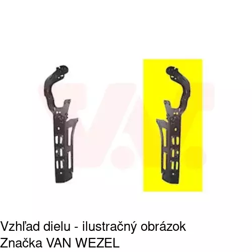 Výstuha predného blatníka 140802-4 /POLCAR/