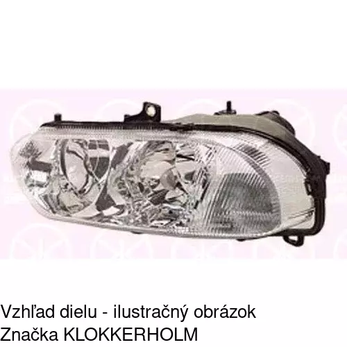 Hlavný reflektor 1408100E /POLCAR/ - obr. 1