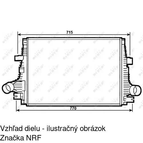 Chladiče vzduchu (Intercoolery) 1411J8-1 /POLCAR/ - obr. 1