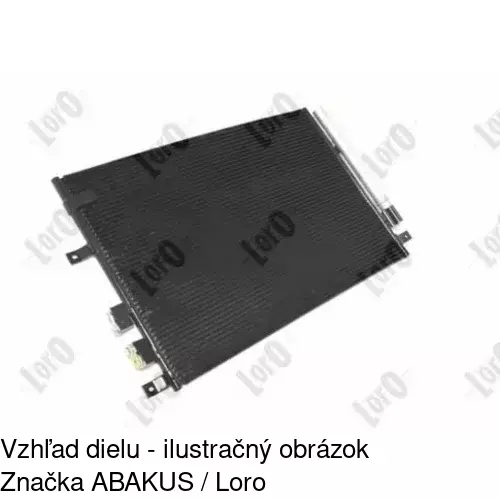Chladiče klimatizácie 1411K8C1 /POLCAR/ - obr. 2