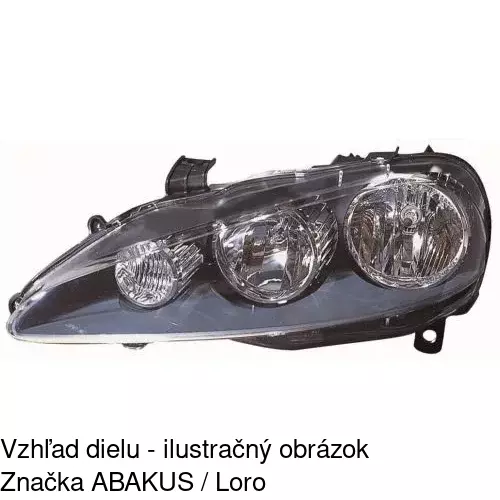 Hlavný reflektor 1420090E /POLCAR/ - obr. 1