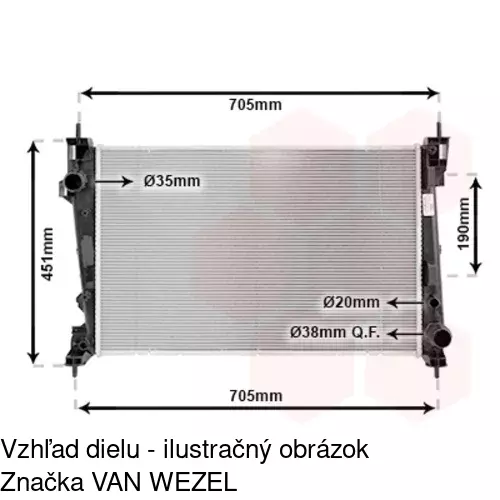 Chladiče vody 1421081X /POLCAR/ - obr. 4