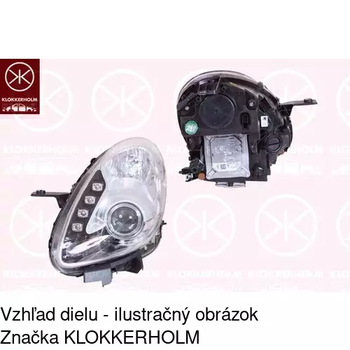 Hlavný reflektor POLCAR 1421102U