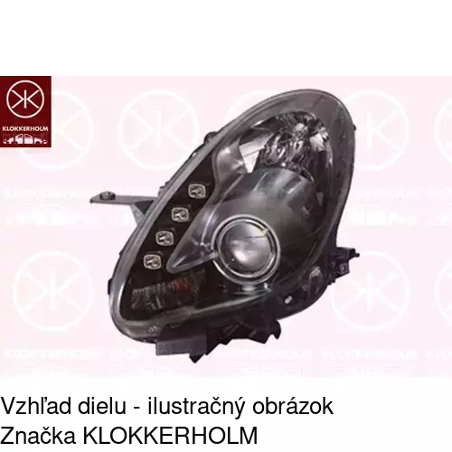 Hlavný reflektor POLCAR 1421103U