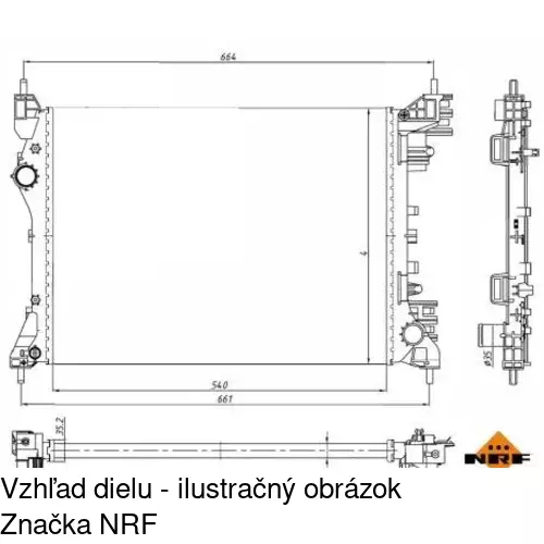 Chladiče vody 142508A1 /POLCAR/ - obr. 1