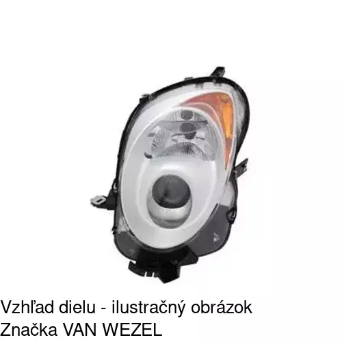 Hlavný reflektor 142509-V /POLCAR/ - obr. 5