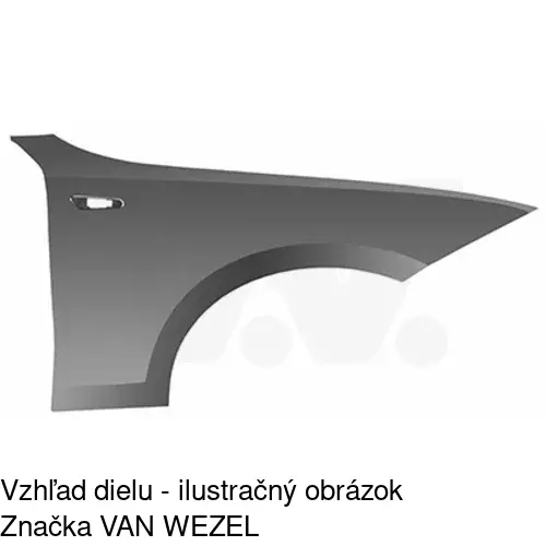 Predný blatník 200102 /POLCAR/ - obr. 3