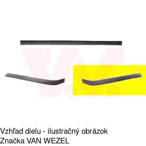 Lišta nárazníka POLCAR 20079616