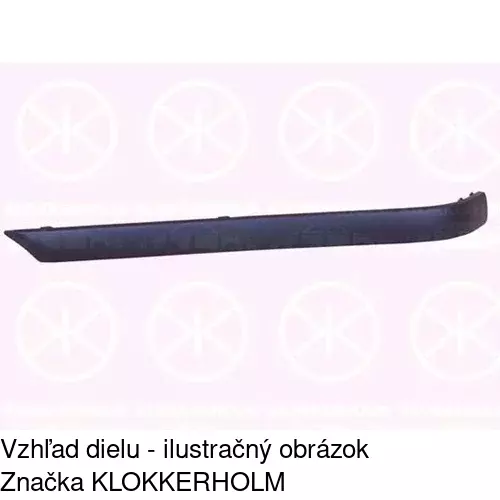Lišta nárazníka 20079626 /POLCAR/