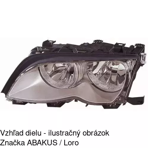 Hlavný reflektor POLCAR 200810MU