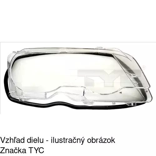 Sklo reflektora POLCAR 200811-U