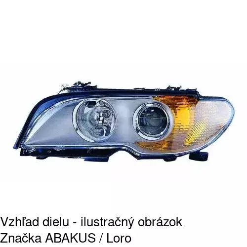 Hlavný reflektor 201109-U /POLCAR/ - obr. 1