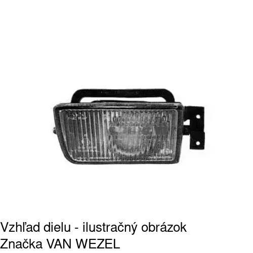 Hmlové svetlo - predné 2015292E /POLCAR/ - obr. 2