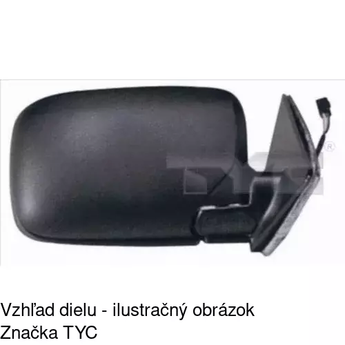 Vonkajšie zrkadlo 2015525M /POLCAR/ - obr. 3
