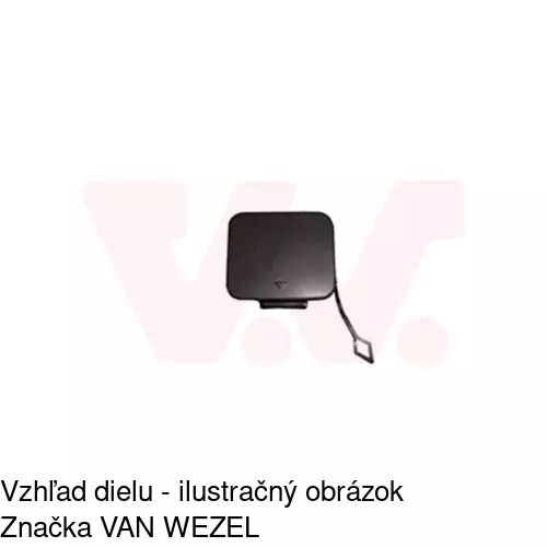 Záslepka ťažného háku POLCAR 20169612