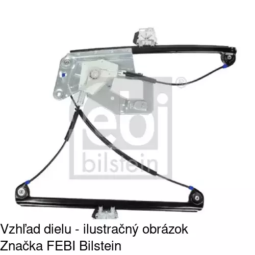 Mechanizmus sťahovania okna elektrický bez motora 2016PSG2 /POLCAR/ - obr. 4