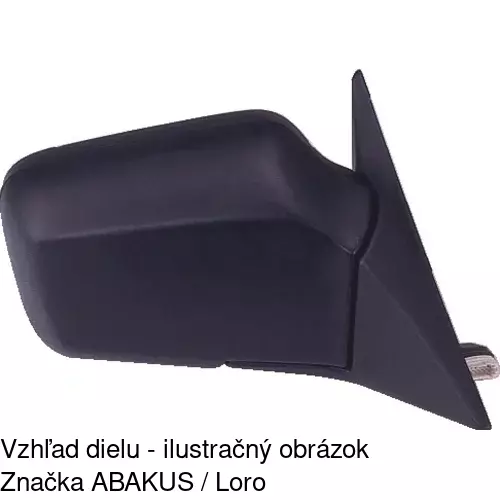 Vonkajšie zrkadlo 2021526M /POLCAR/ - obr. 4