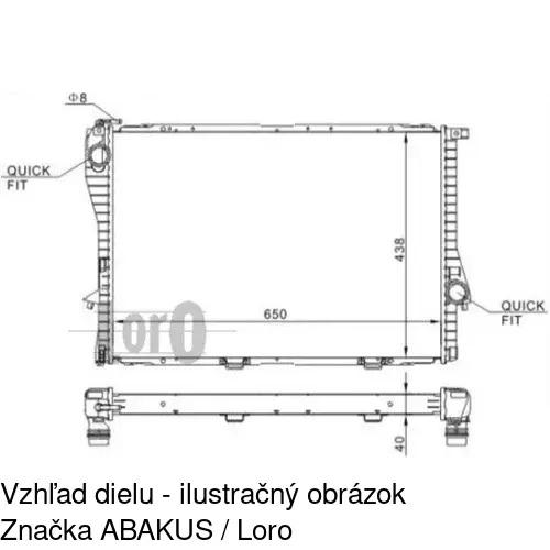 Chladiče vody 202208-1 /POLCAR/ - obr. 1