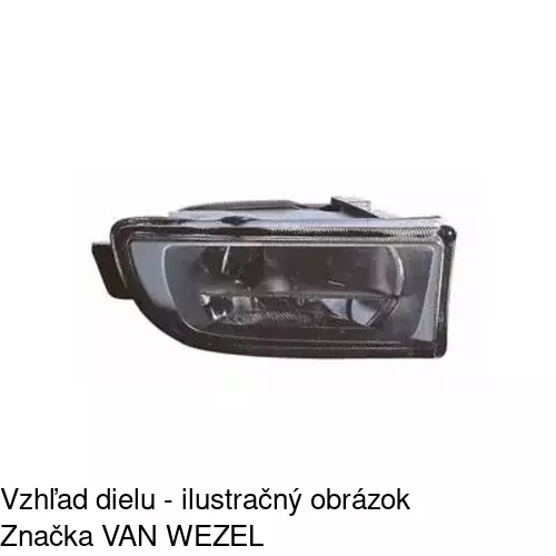 Hmlové svetlo - predné 2022301C /POLCAR/ - obr. 2