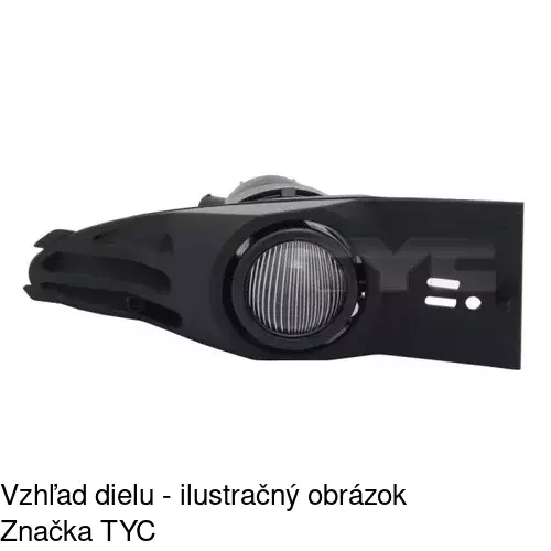 Hmlové svetlo - predné POLCAR 202330-E