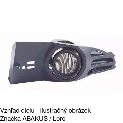 Hmlové svetlo - predné 202330-E /POLCAR/ - obr. 2